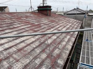 塗装前の屋根
